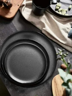 Raw Side Plate 20 cm, Midnight Blue