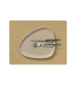 Rectangle M Table Mat Nupo 26x34 cm, Khaki