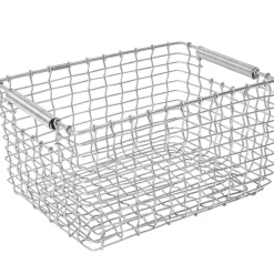 Rectangular 15 Basket, Galvanised