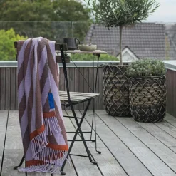 RETRO Throw 125x170 cm, Brown