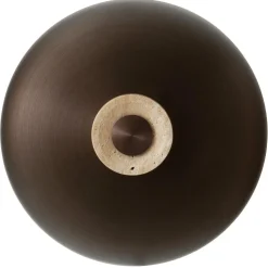 Reverse Wall Lamp Fixed Installation, Travertine / Bronzed Brass