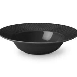 Rhombe Earth Deep Plate 24,5 cm, Slate