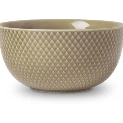 Rhombe Earth Serving Bowl 17,5 cm, Clay