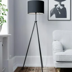 Rina Floor Lamp H145 cm, Black