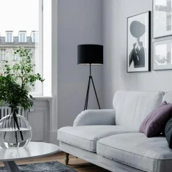 Rina Floor Lamp H145 cm, Black