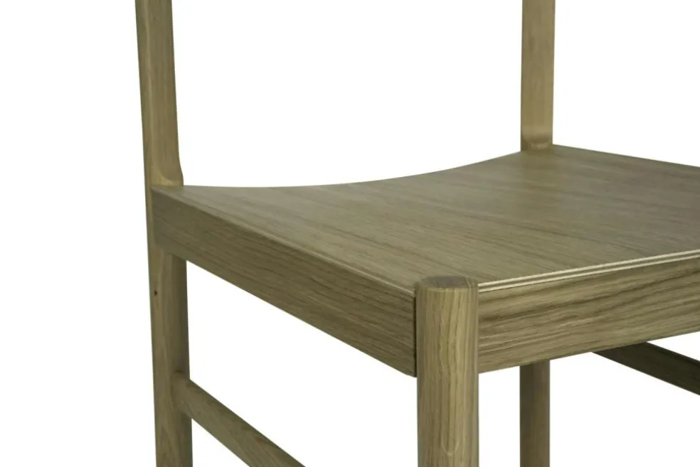 Rod Chair, White Wax Oiled Oak