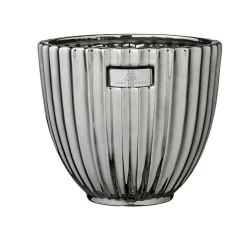Rosalie Flower Pot Large, Silver