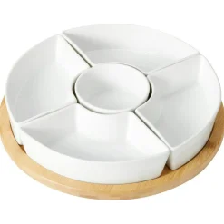 Samara Bowl Set With Spinable Tray
