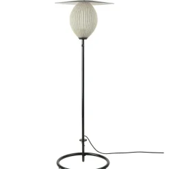 Satellite Floor Lamp Outdoor, Cream White Semi Matt