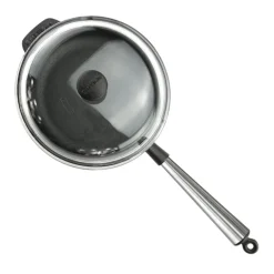 Sauté Pan With Glass Lid 28 cm, Steel Handle