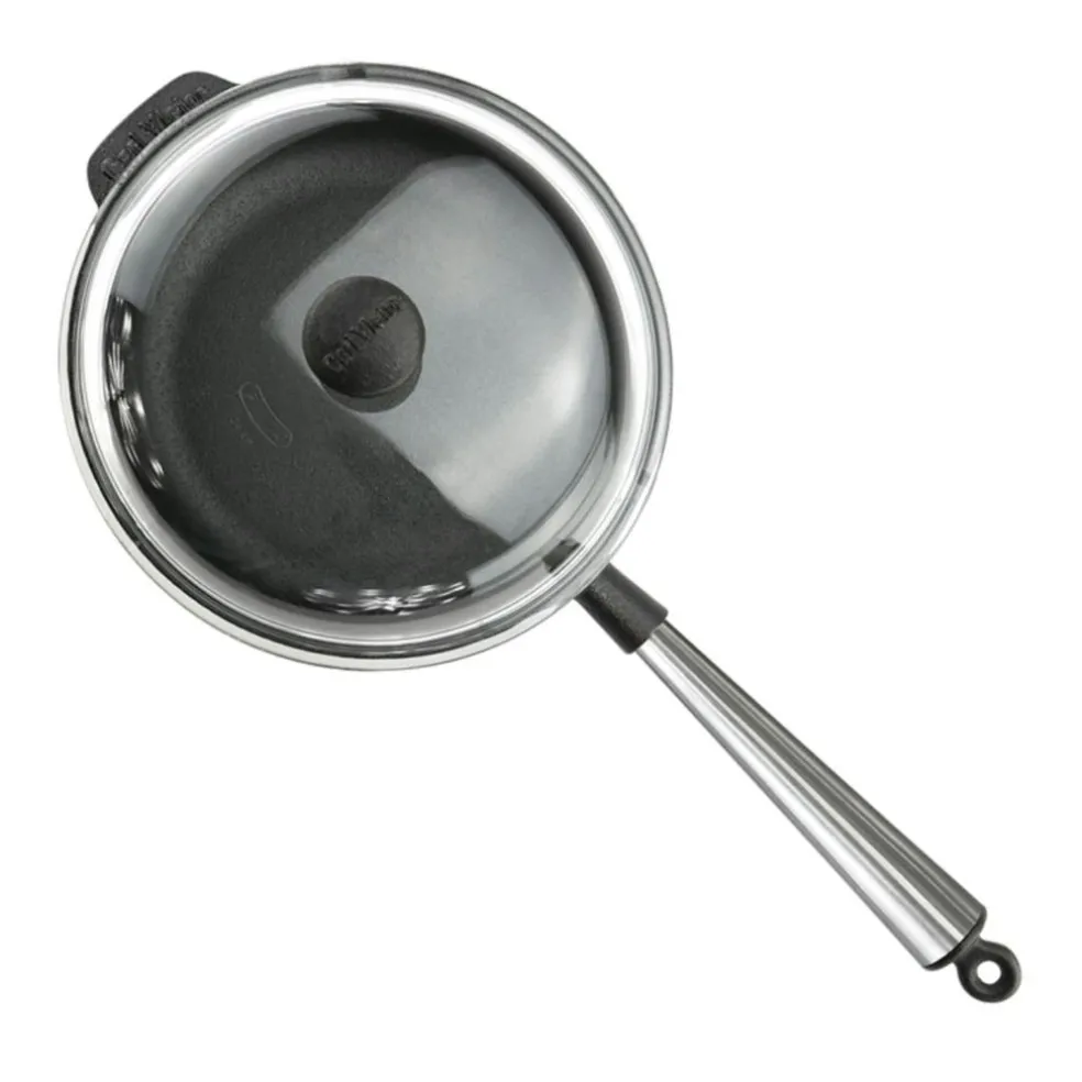 Sauté Pan With Glass Lid 28 cm, Steel Handle