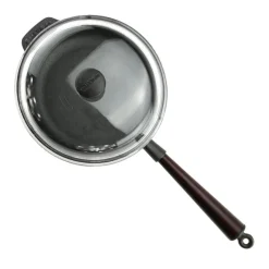 Sauté Pan With Lid 25 cm, Handle In Beech