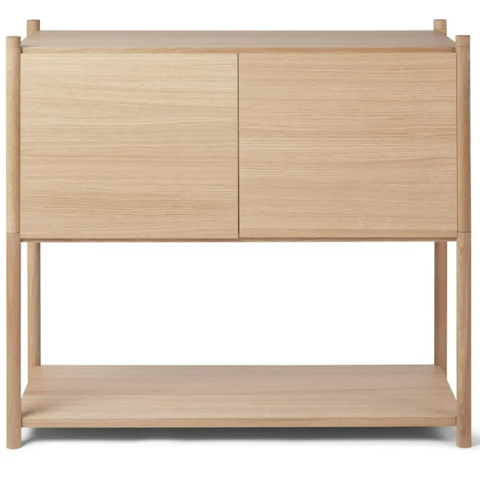 Sceene Bookcase C, Black Oak