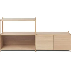 Sceene Bookcase D, Black Oak