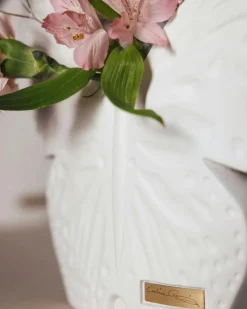 Secret Butterfly Vase Small, White