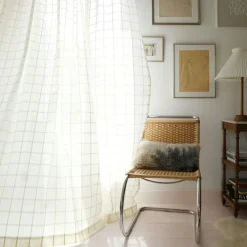 Selma Curtain Double Width Nature, 290x250 cm