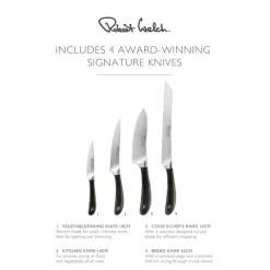 Signature Q Knife Block With 4 Knives, Ash