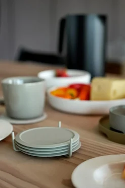 Singles Coaster With Holder, Black