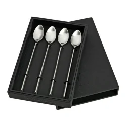 Sletten Long Spoon 4-Pack, Satin
