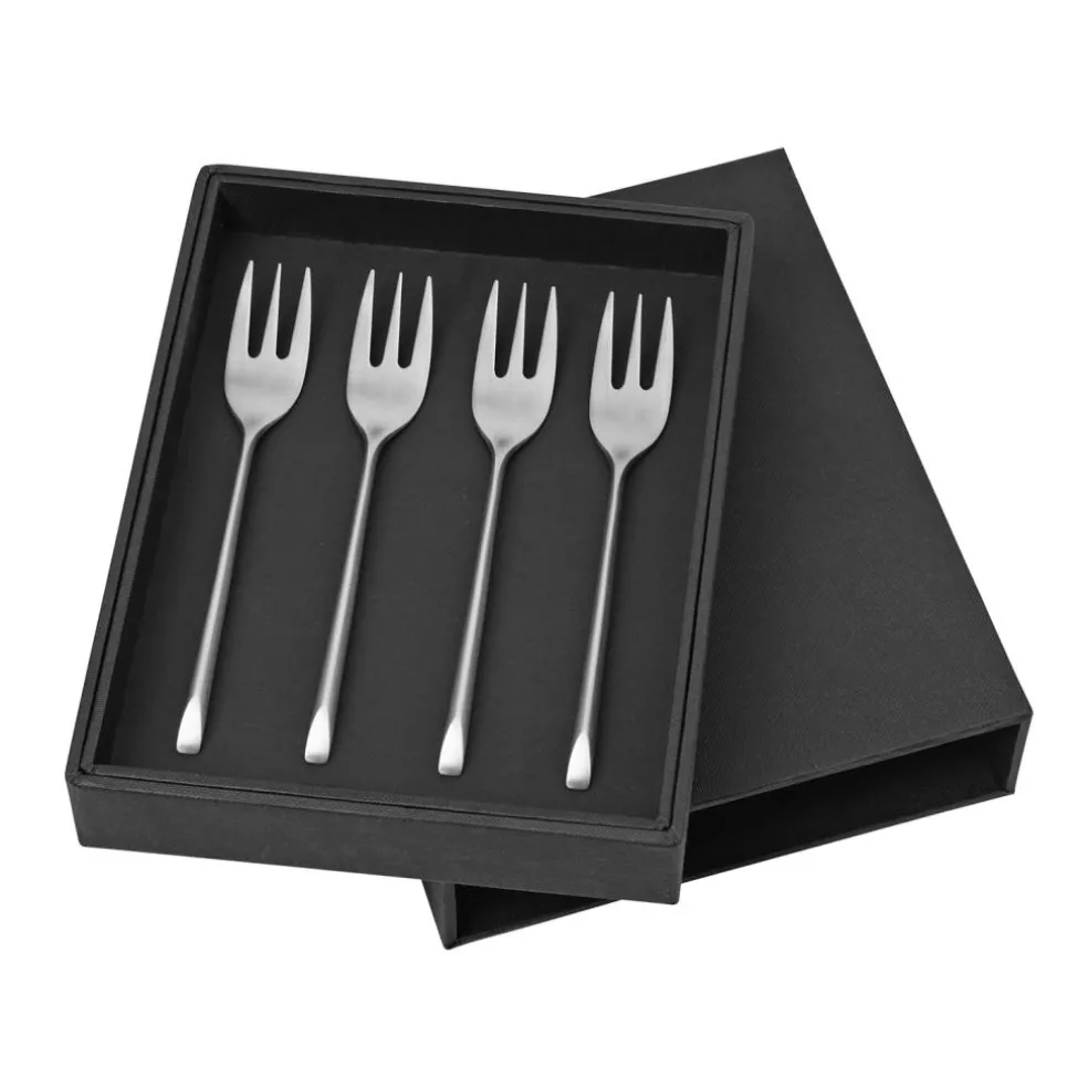 Sletten Pastry Fork 4-Pack, Satin