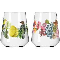 Sommertau Drinking Glasses 50 cl 2-pack, #1 & 2