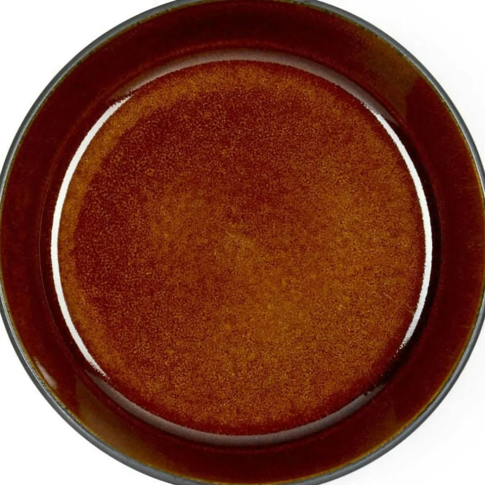 Soup Bowl Ø18 cm Black/Amber