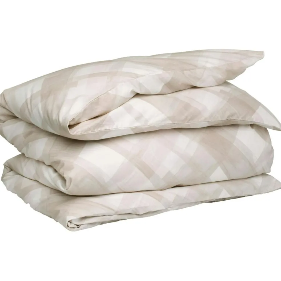 Spazzola Duvet Cover Beige, 220x220 cm