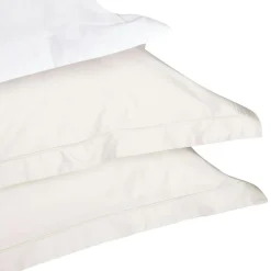 Spirit Pillowcase With Embroidery 2-pack 50x60 cm, Pure White