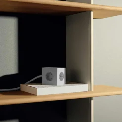 Square 1 Extension Cord With USB-C / Magnet 3 m, Stockholm Black