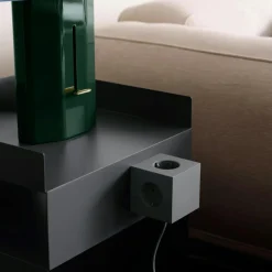 Square 1 Extension Cord With USB-C / Magnet 1,8 m, Stockholm Black