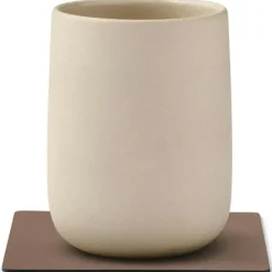 Square Glass Mat Nupo 10x10 cm, Pastel Green