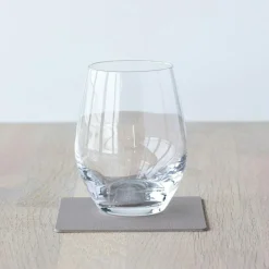 Square Glass Mat Nupo 10x10 cm, Pastel Green