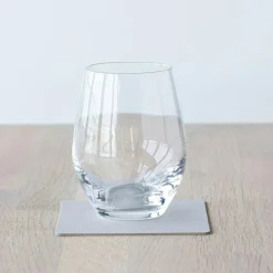 Square Glass Mat Nupo 10x10 cm, Pastel Green