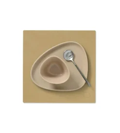 Square S Table Mat Nupo 28x28 cm, Khaki