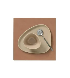 Square S Table Mat Nupo 28x28 cm, Khaki