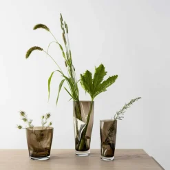 Squeeze Tulip Vase 18 cm, Clear