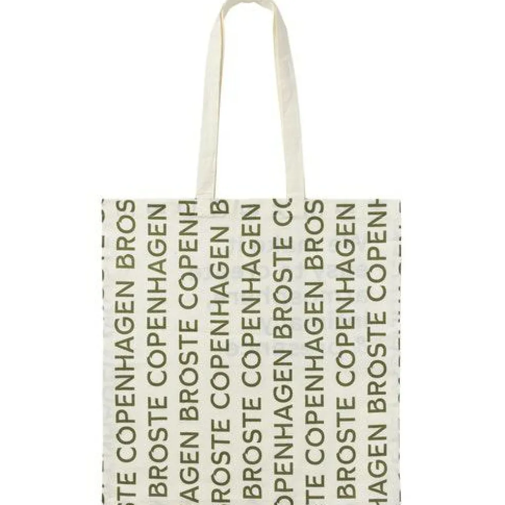 SS24 Tote bag, Natural/Army Green