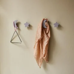 Stars & Moons Hook 4 Pieces, Lilac