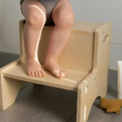 Step Up Children'S Stool 34x33 cm, Birch