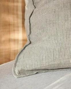 Streak Cushion Cover 50x50 cm, Light Green