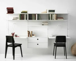 String Chest Of Drawers 78x30 cm, Black Ash