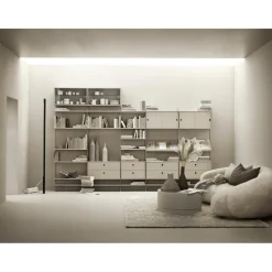 String Chest Of Drawers 78x30 cm, Black Ash