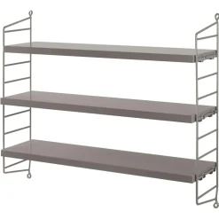 String Pocket Shelf, Black Ash