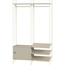 String Shelf Combination S Hall, White