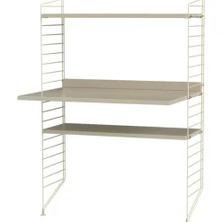 String Shelf Combination H Workplace, Beige
