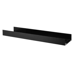 String Shelf With High Edge Metal 20x78 cm, White