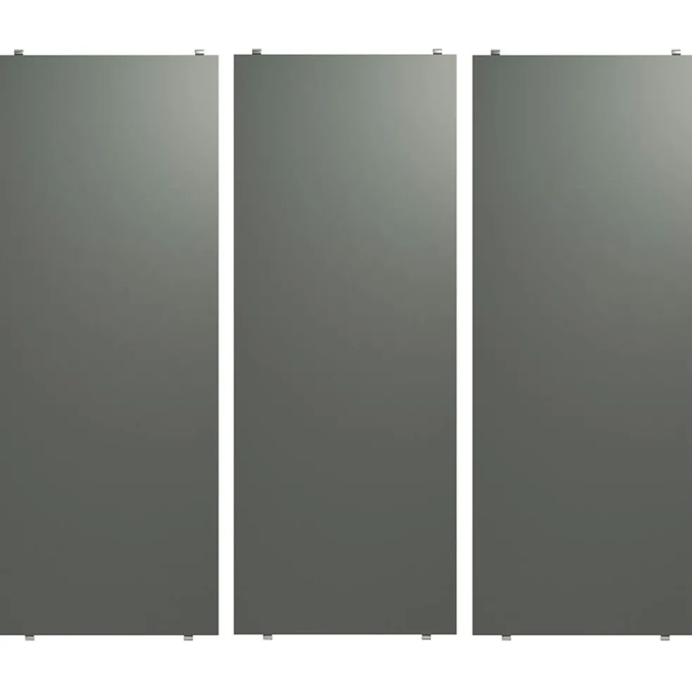 String Shelves 3-pack 78x20 cm, Black Ash