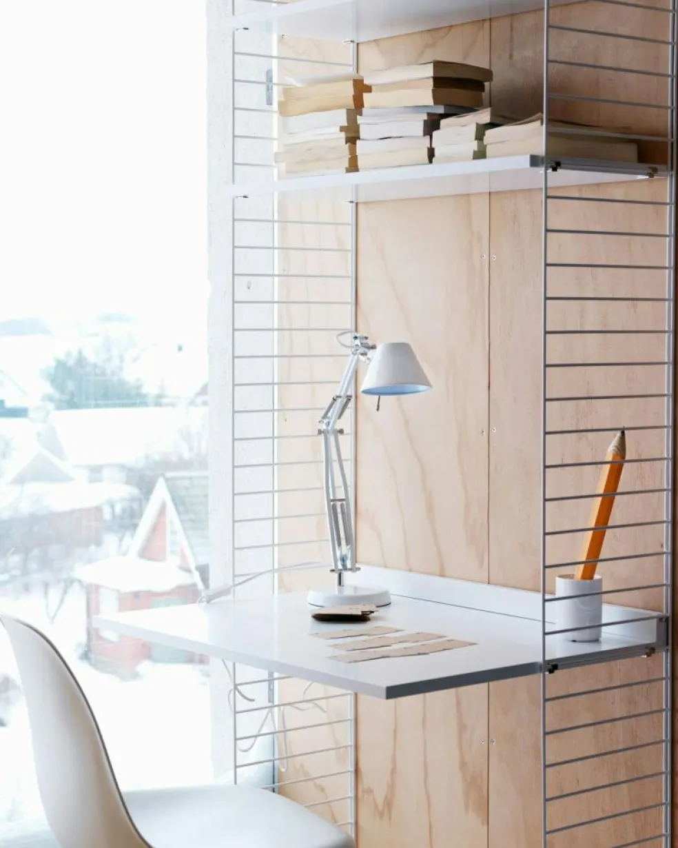 String Shelves 3-pack 78x20 cm, Black Ash