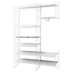 String Shelving System No 11, White