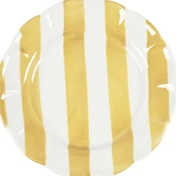 Stripe Plate 28 cm, Blue